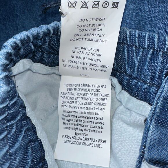 NWT Officine Générale Tencel Shorts Size 50 (Fits 32) Drawstring - Picture 7 of 14